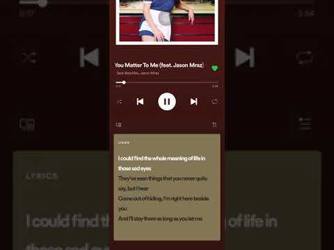 You Matter to Me - Jason Mraz & Sara Bareilles