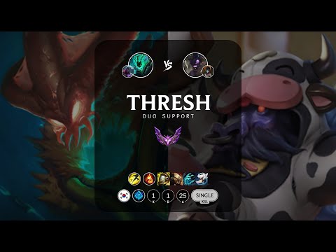 Thresh Support vs Alistar - KR Master Patch 13.3
