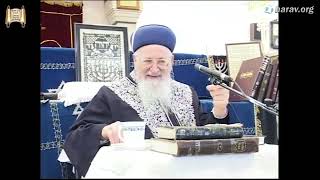 הלכות ברכות לפי שיטת מרן הבן איש חי  - שיעורי מנחת יהודה - מרן הרב מרדכי אליהו (הרב מרדכי אליהו זצ"ל) - התמונה מוצגת ישירות מתוך אתר האינטרנט יוטיוב. זכויות היוצרים בתמונה שייכות ליוצרה. קישור קרדיט למקור התוכן נמצא בתוך דף הסרטון