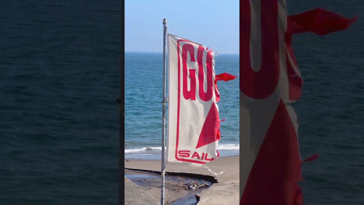 Relaxing Vibes at Tsukuihama Beach: Windsurfing, Fishing & Tiny Crabs! 🌊🦀