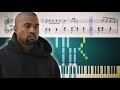 Homecoming Kanye West Chris Martin Piano Tutorial SHEETS