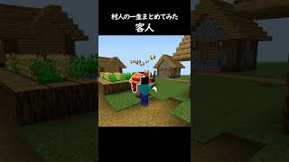 村人の一生を10秒でまとめてみた【マイクラ】#shorts