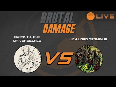 Brutal Damage Weekly Warmahordes - Garryth2 vs Terminus