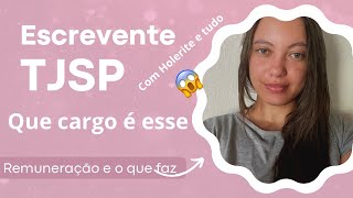ESCREVENTE TÉCNICO JUDICIÁRIO- SALÁRIO E O QUE FAZ