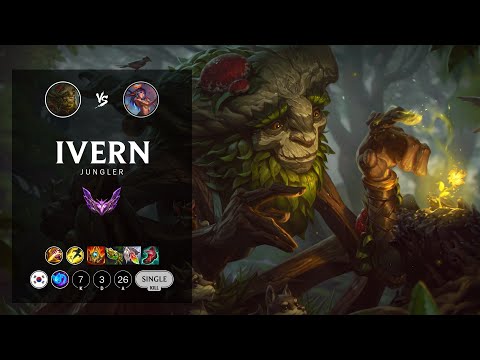 Ivern Jungle vs Lillia - KR Master Patch 12.7