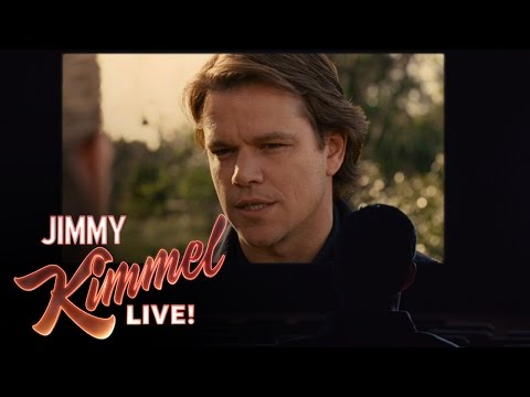 Jimmy Kimmel’s Tribute to Matt Damon at the Oscars