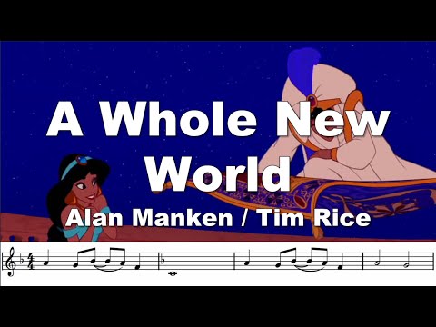 A whole new World, a great Bb trumpet play along.
