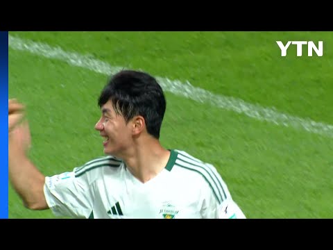 전북 전진우, 4경기 4골로 생애 첫 '이달의 선수'