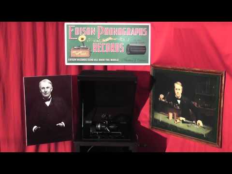 Edison blue amberol cylinder 3639 Oh How I Hate To Get Up In The Morning by Arthur Fields