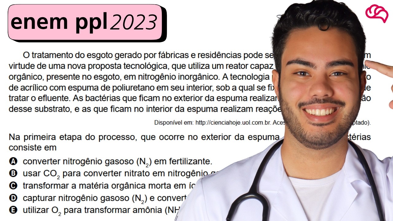 Resolução em Vídeo — Questão 121 ENEM 2023 PPL