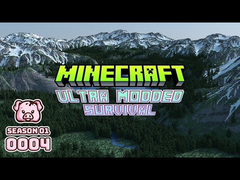 Minecraft: ULTRA MODDED SURVIVAL Ep. 4: Progress