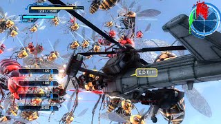 【地球防衛軍5】Switch2版EDF隊員に贈る 9年ヘリに乗り続けてきた漢とハチの大群 ヘリ縛り M44 飛行型駆除作戦 INF エアレイダー