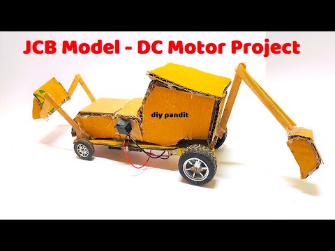 hydraulic jcb working model science project for exhibition in simple and easy steps DIY pandit