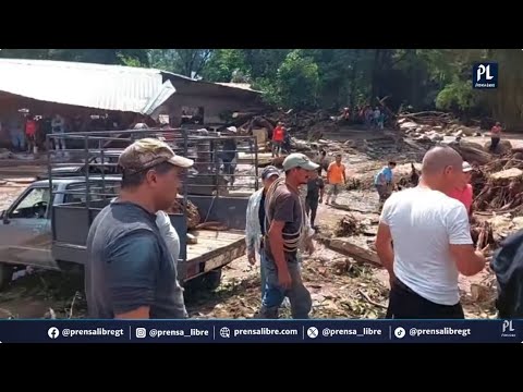 Deslave en Concepción Las Minas, Chiquimula; se confirman muertos