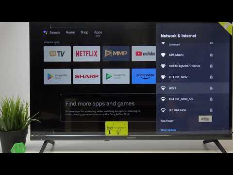 SHARP Android TV – How to Connect to WiFi