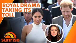 Royal insider Kinsey Schofield says fallout from ongoing dramas is taking its toll on Harry & Meghan