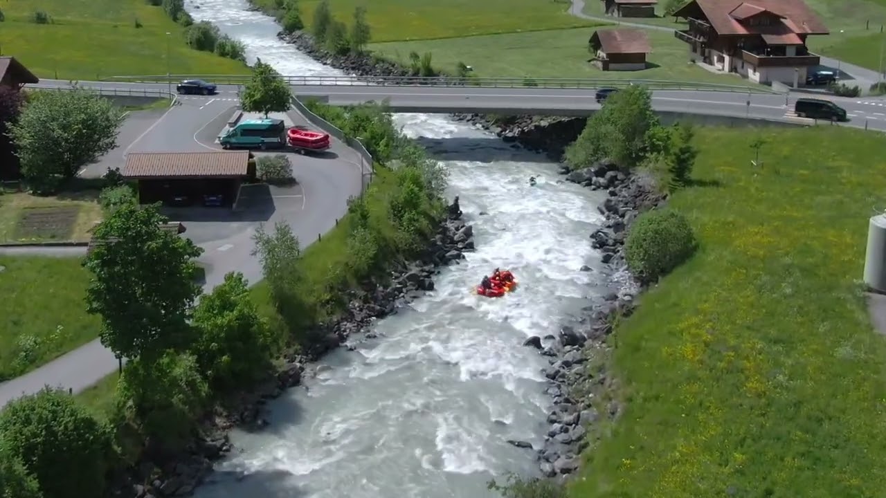 Experience the Adrenaline Rush: Rafting Adventure on Lutschine River!