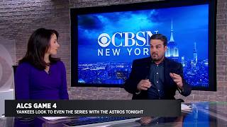 CBS 2's Chris Scaglione Intv On Astros-Yankees ALCS Game 4