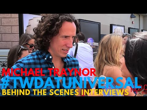 Michael Traynor at Universal Studios Hollywood's The Walking Dead Attraction Preview #TWDatUniversal