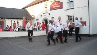 preview picture of video 'Cardiff Morris dance Green Garters in Penmark, 20th May 2014.'