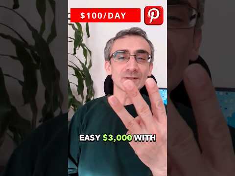 Make +$100/DAY With Pinterest Affiliate Marketing 2024
