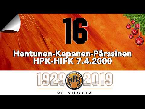 Joulukalenteri #16: Hentunen - Kapanen - Pärssinen