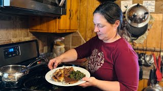 A Homegrown New Year’s Day Meal || Hog Jowl, Black-Eyed Peas, Greens & Cornbread || January 1, 2026