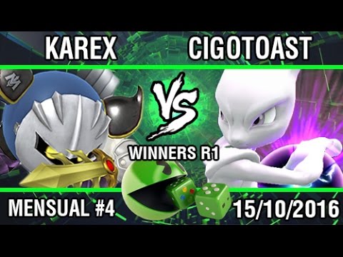 [Smash @ Gambler #4] Karex (Meta Knight) vs. Cigotoast (Mewtwo) Winners R1