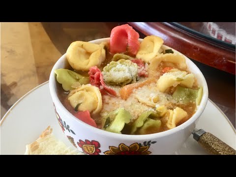 Sopa Tres Quesos de Tortellini
