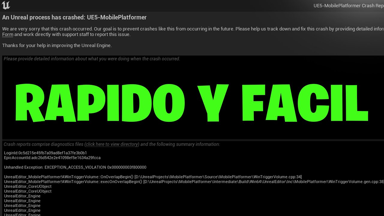 Error EXCEPTION ACCESS VIOLATION en Windows – SOLUCIÓN 2025 ✅
