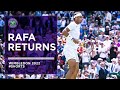 Rafael Nadal Returns to Centre Court #shorts