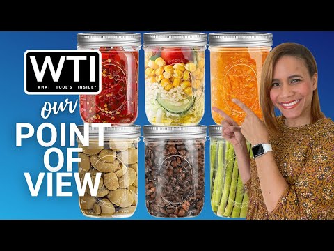 Melcars Wide Mouth Glass Mason Jars - WTI product video review