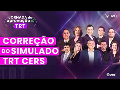 JORNADA DA APROVAÇÃO TRT | Analista - Simulado 01