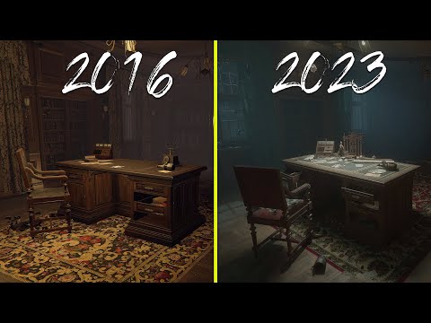 Layers of Fear - Original vs Remake / Unity  vs Unreal Engine 5 PC RTX 4080 Graphics Comparison