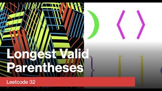 YouTube video 'Longest Valid Parentheses | Leetcode 32 | LC Hard | Live coding session | April 3 | LEETCODE EXPLORE'