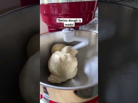 Kneading dough on stand mixer!