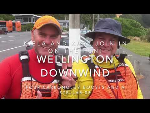 Fun cross harbour downwind