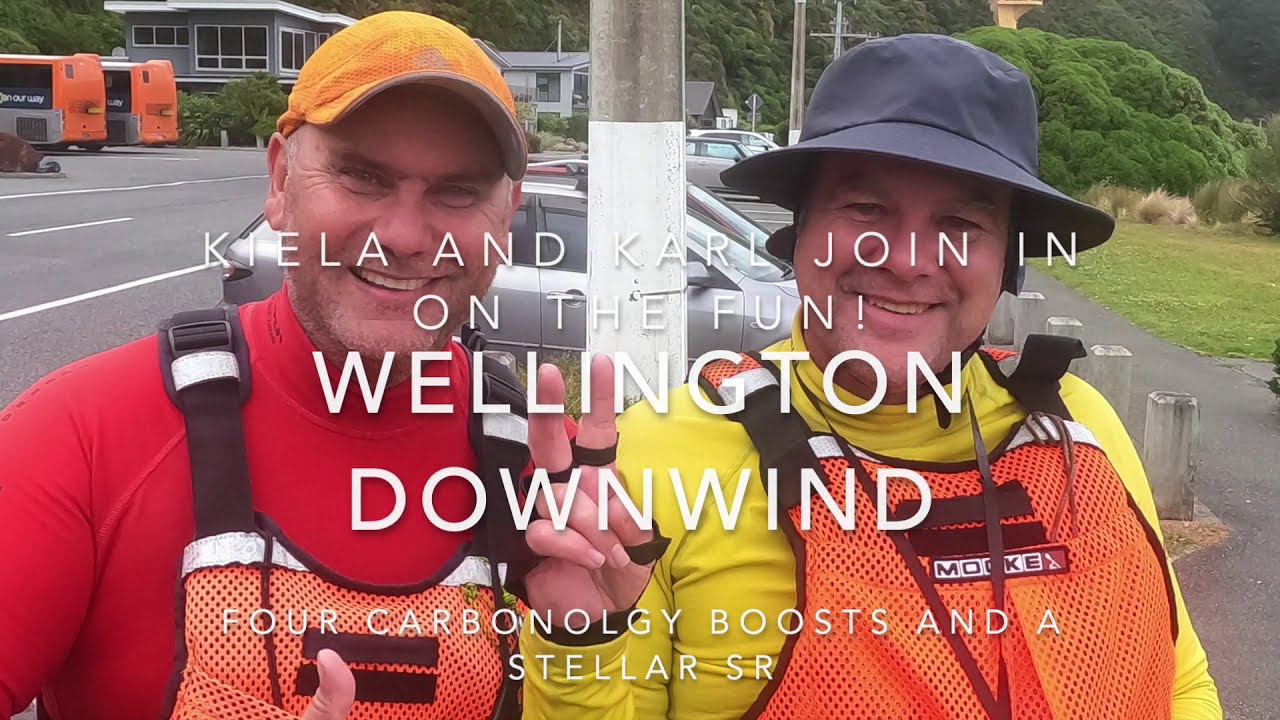 Fun cross harbour downwind