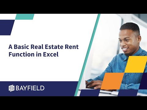 A Basic Real Estate Rent Function in Excel