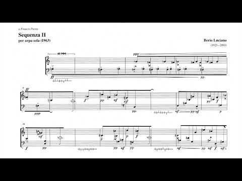 Berio - Sequenza II (score) [HD]