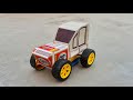 How To Make Matchbox JCB Tractor At Home Diy Electric Tractor