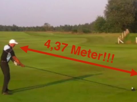 Rekord! Golf-Abschlag mit 4,37 Meter langem Driver