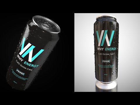 Cinema 4d Tutorial setup a lighting studio for black products