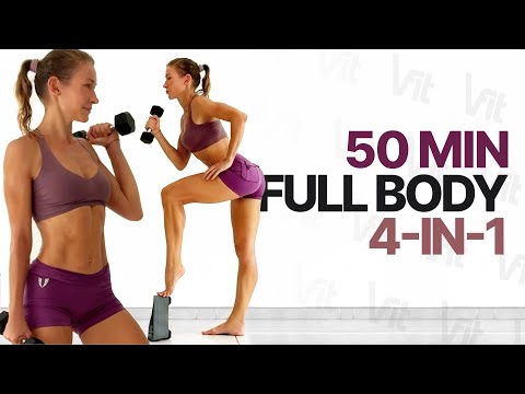 50 Min FAT BURNING Full Body HIIT Workout | Intense Challenge - At Home | No Repeats
