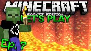 Minecraft PE Survival Let's Play Ep. 7 - Diamonds!