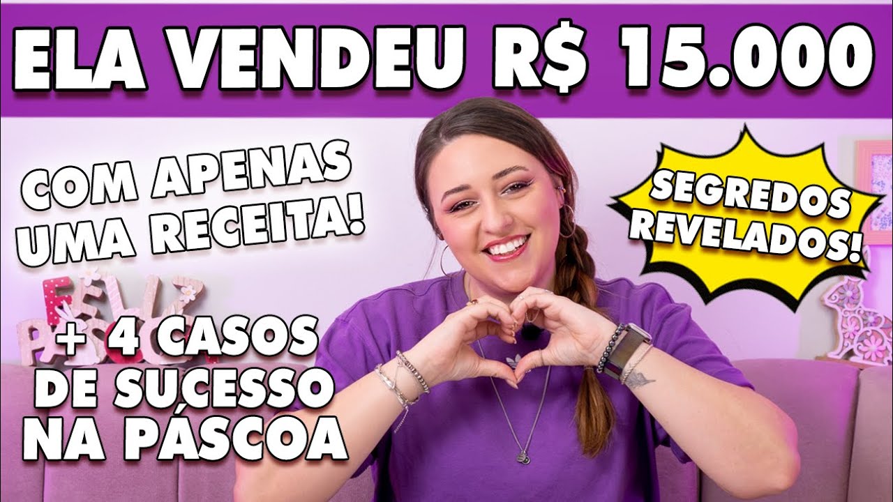 COMO ELA VENDEU MAIS DE R$15.000 NA PÁSCOA? *segredos revelados* | Tábata Romero