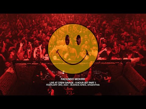 Facundo Mohrr 8 Hour set - Part 1 at Crew Savage, Argentina. Feb 3rd, 2024