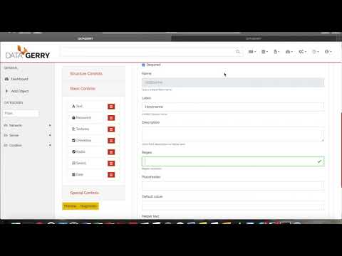 Anlegen von Objekttypen | DATAGERRY Tutorial