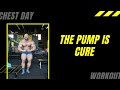 The Pump is the Cure // Chest day in Wednesday 30.9.2020