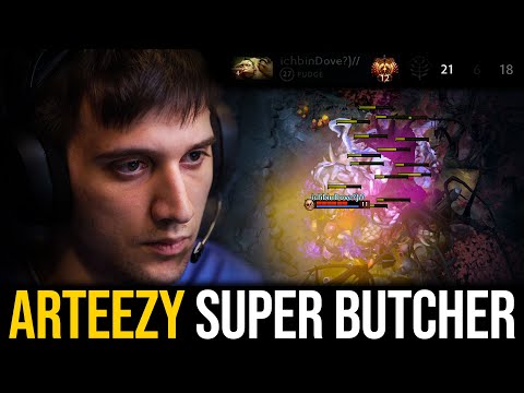 THIS IS HOW ARTEEZY PLAYS PUDGE CARRY | Pudge Official